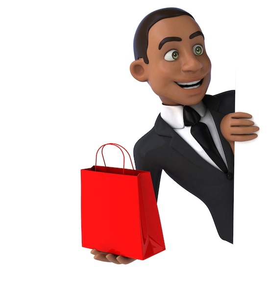 Fun businessman illustration