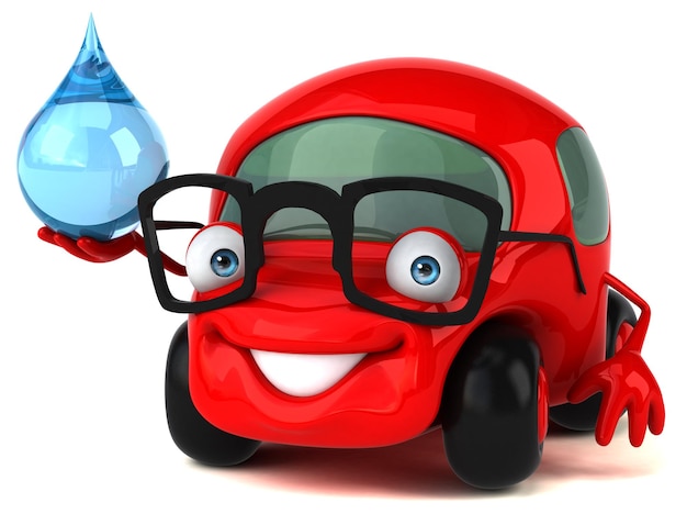 Fun car 3D Illustration