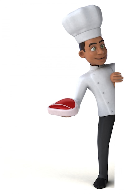 Divertente animazione da chef