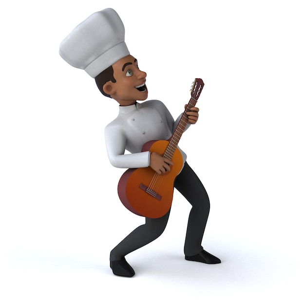 Fun chef illustration