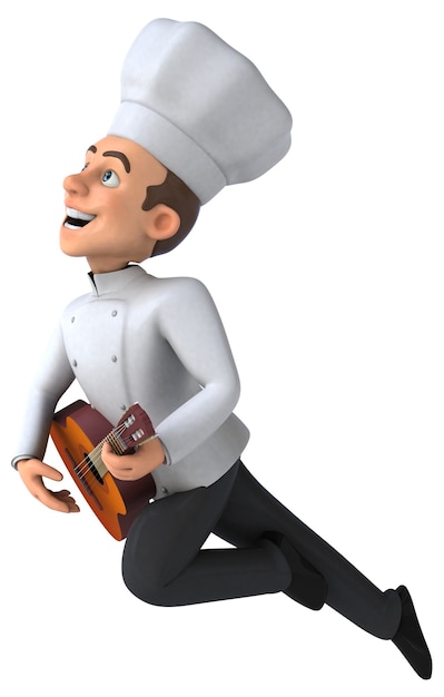 Fun chef illustration