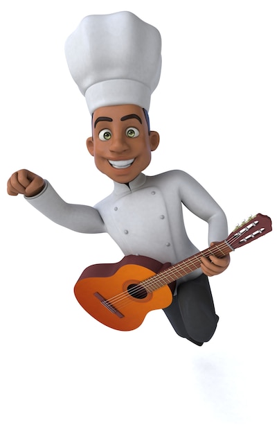 Fun chef illustration