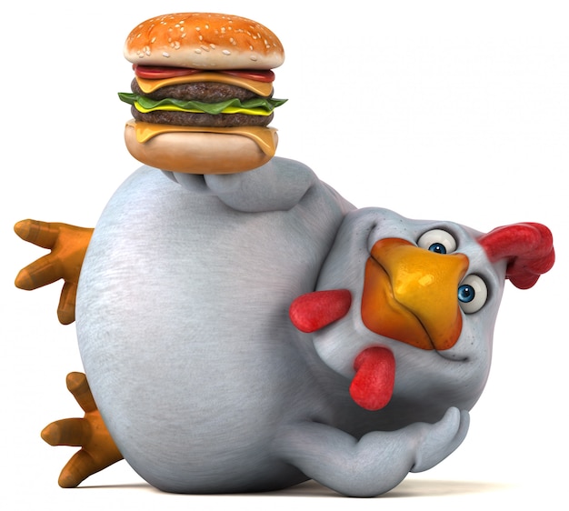 Fun chicken animation