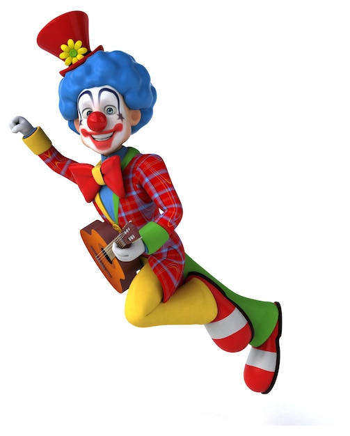 Photo fun clown illustration