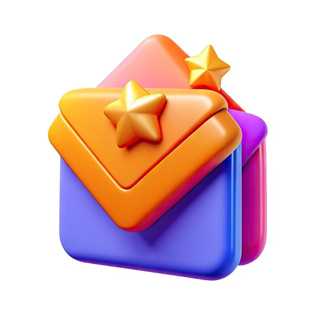 Photo fun and colorful 3d icon