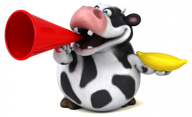 Fun cow animation