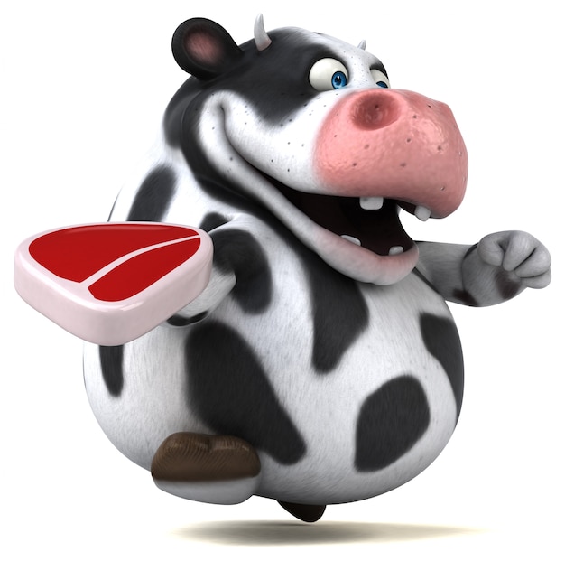 Fun cow animation