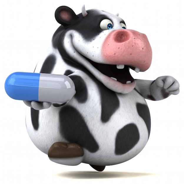 Fun cow animation