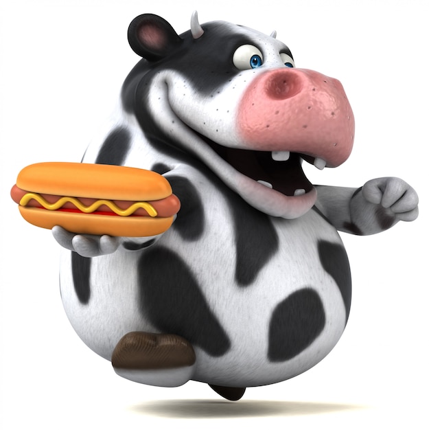 Fun cow animation