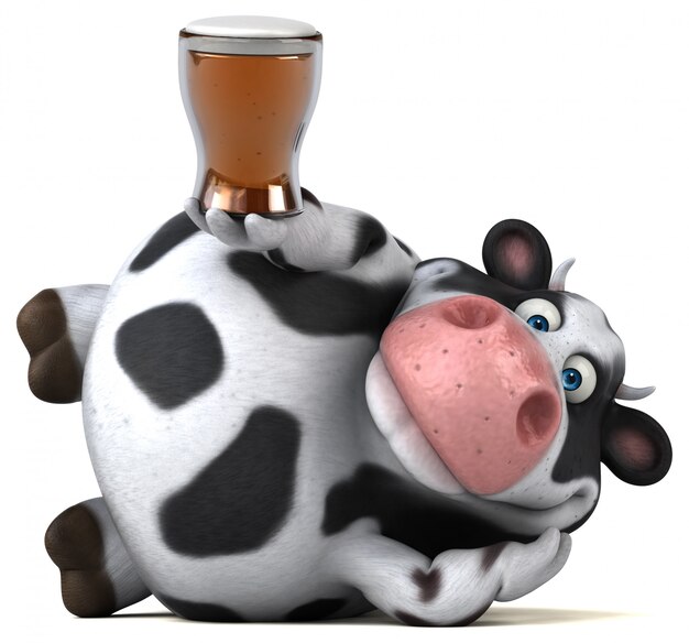 Fun cow animation