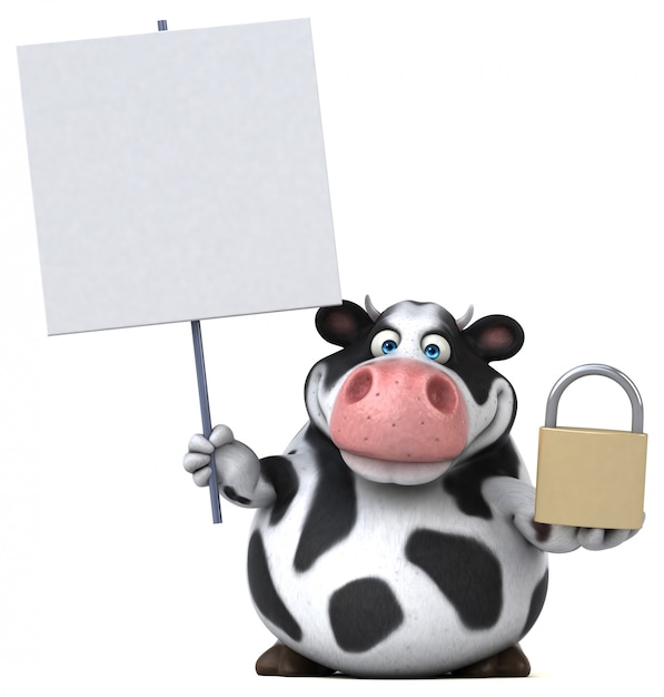 Fun cow animation