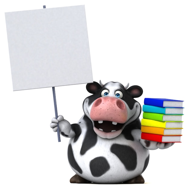 Fun cow animation