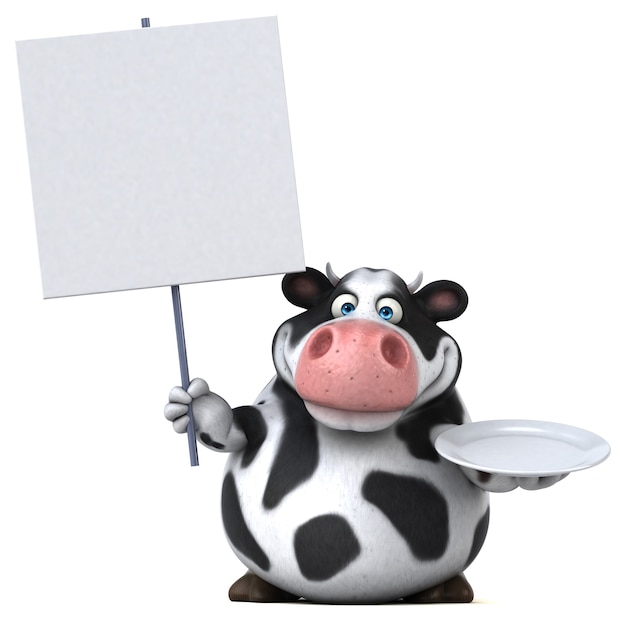 Fun cow Illustration