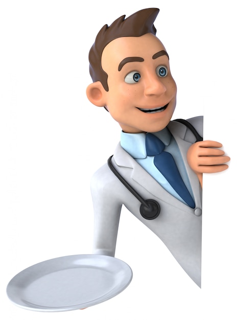 Fun doctor, 3D character