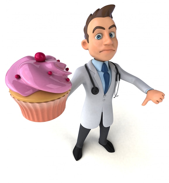 Fun doctor, 3D character