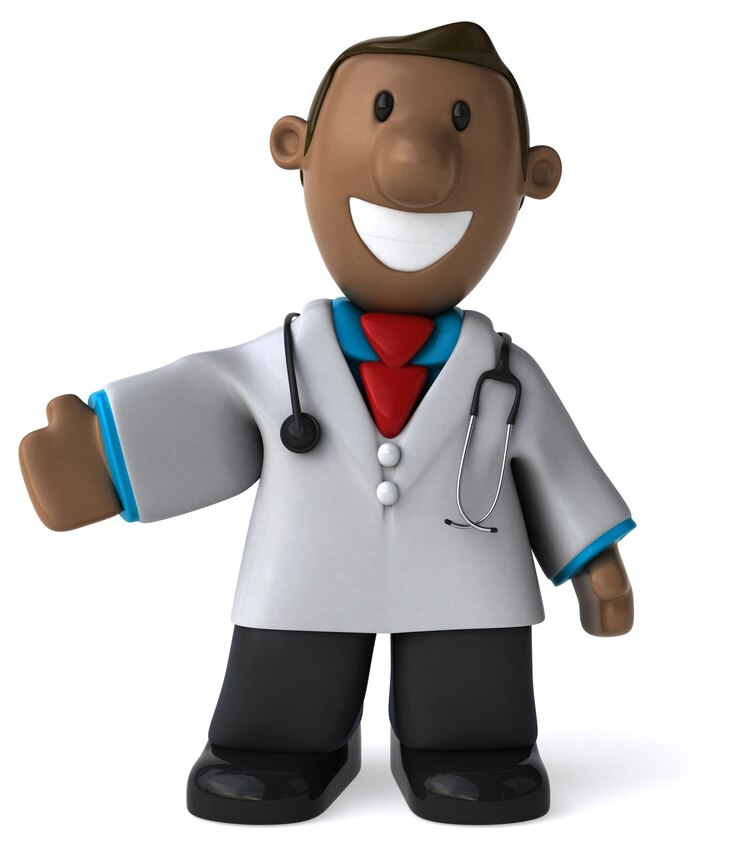 Photo fun doctor - 3d illustration