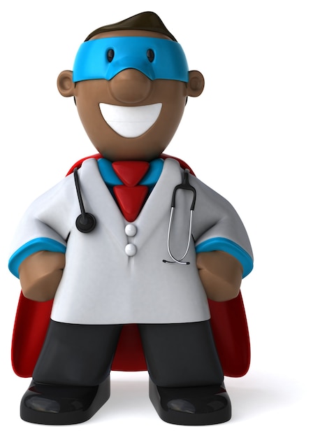 Fun doctor - 3D Illustration