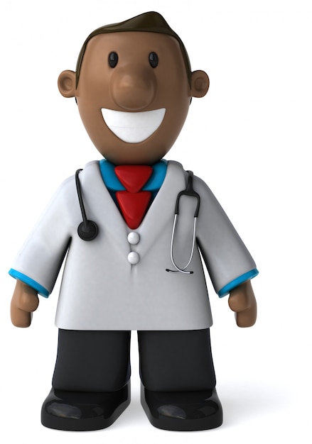 Fun doctor - 3D Illustration