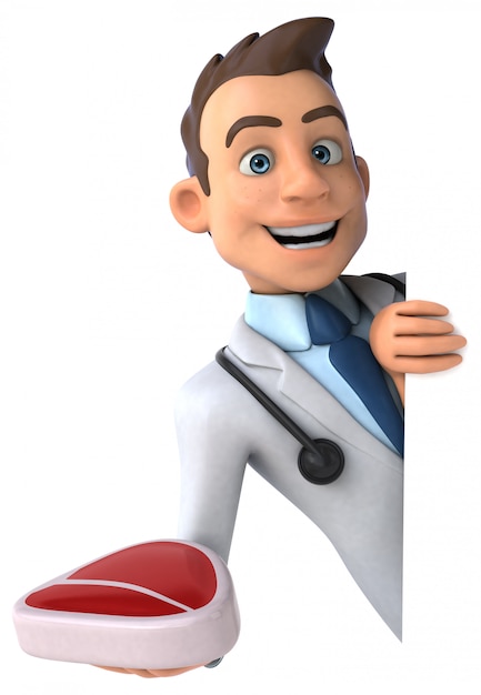 Fun doctor character