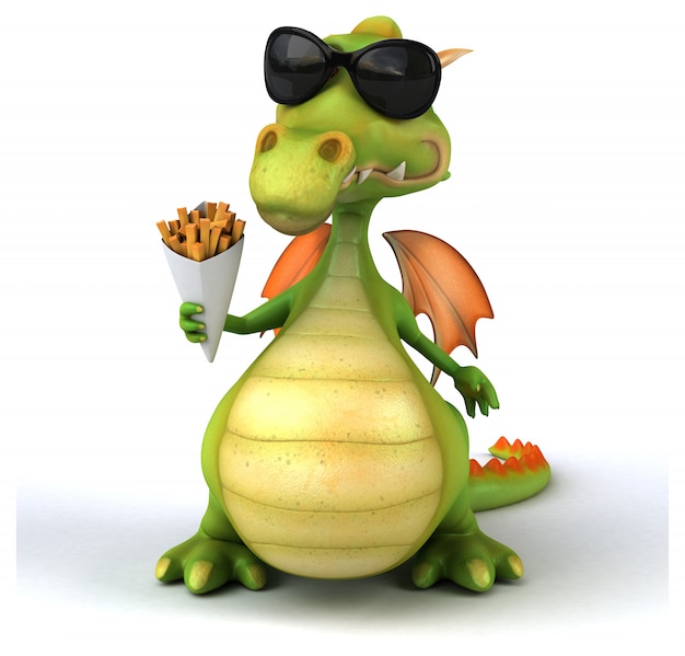 Fun dragon - 3D character