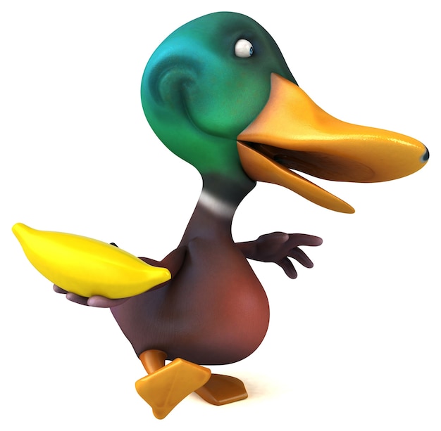 Fun duck illustration