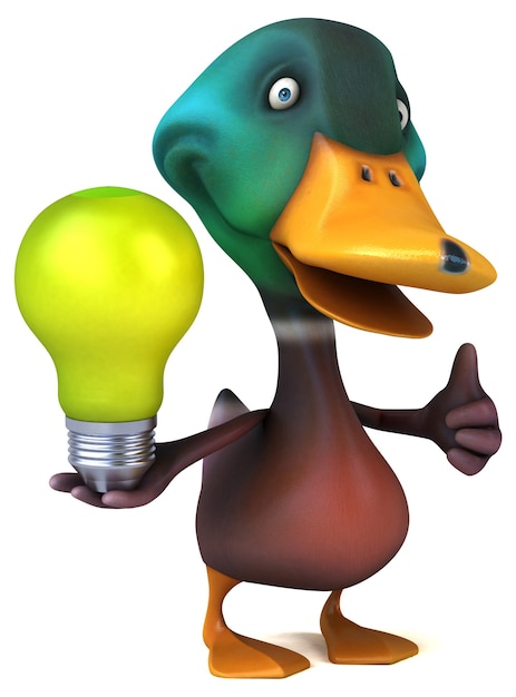 Fun duck illustration