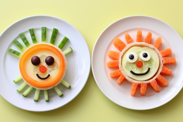 写真 子供のための楽しい食べ物