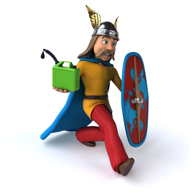 Fun gaulois - 3D Illustration