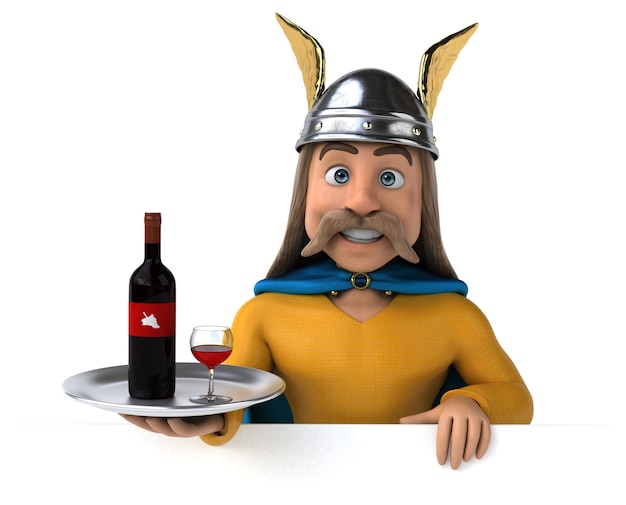 楽しいgaulois-3Dイラスト