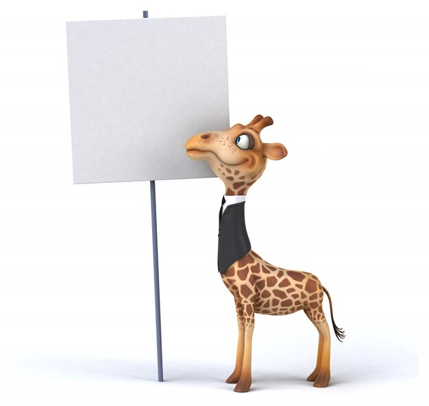 Fun giraffe animation