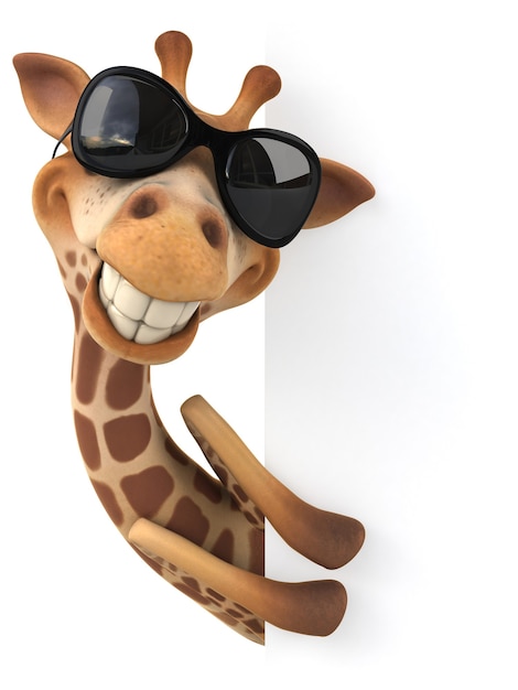 Fun giraffe