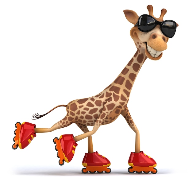 Fun giraffe