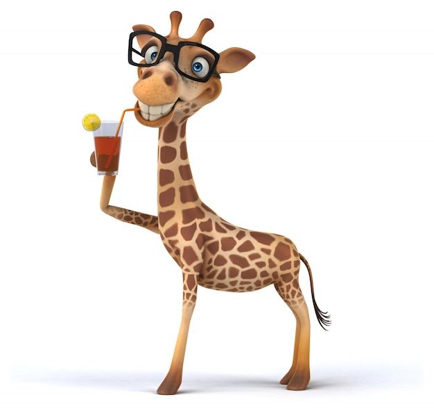 Fun giraffe