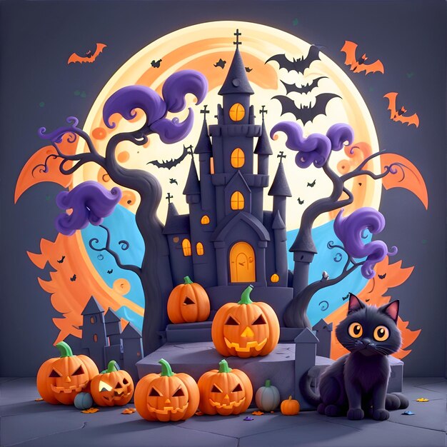 fun halloween illustrations