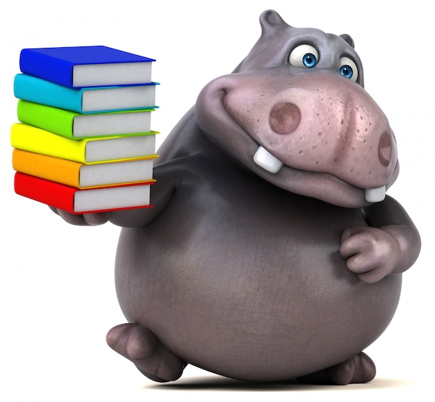 Fun hippo animation