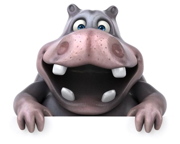 Fun hippo