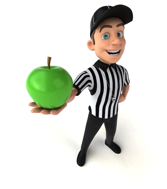 Fun Illustration of an american Referee