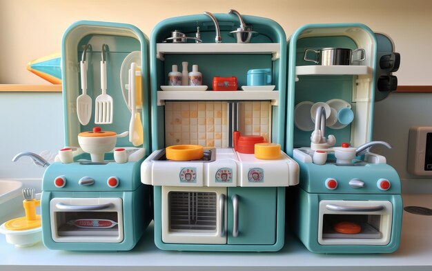 Photo fun and imaginative play kitchen