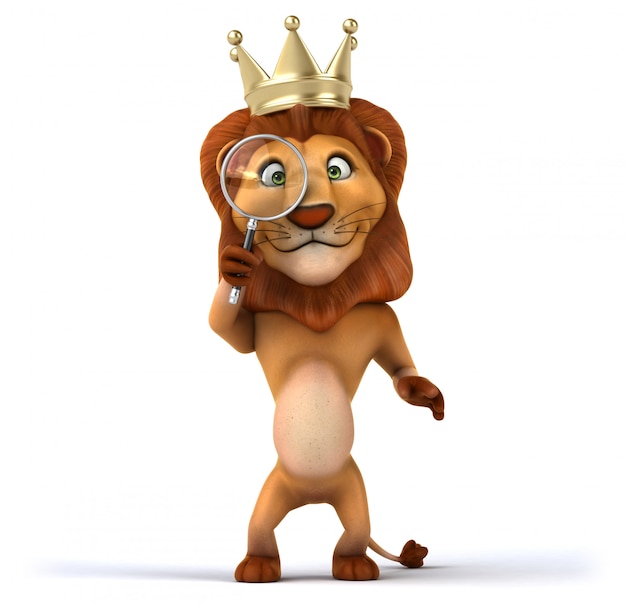 Fun lion animation