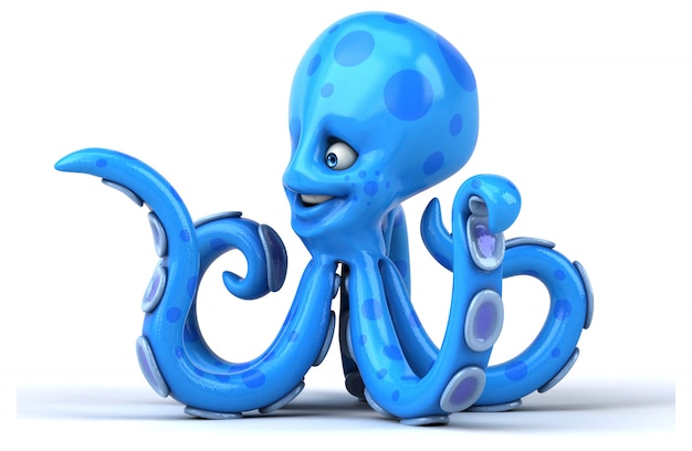 Fun octopus animation