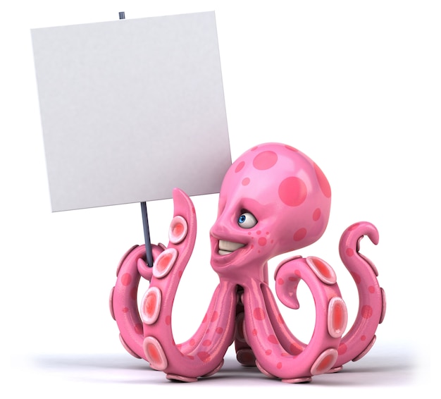 Fun octopus animation