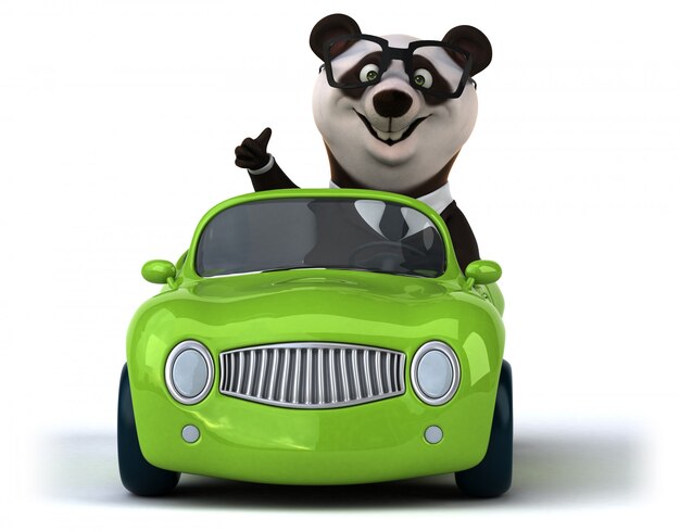 Fun panda animation