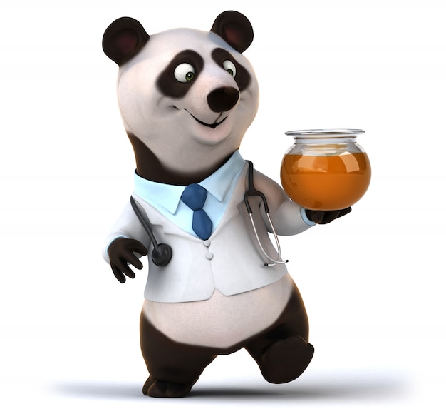 Fun panda animation