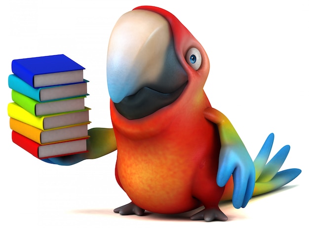 Fun parrot animation