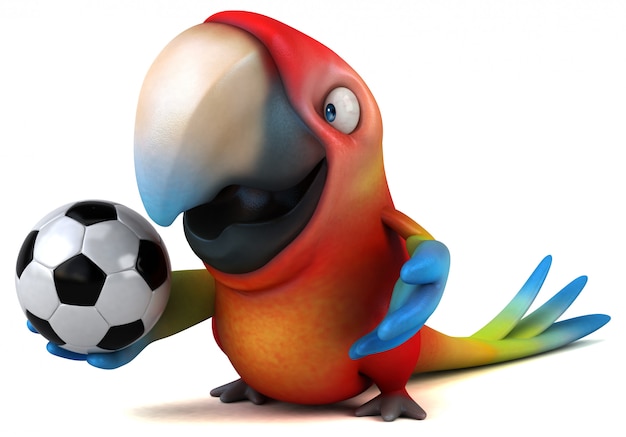 Fun parrot animation