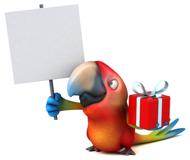 Photo fun parrot animation