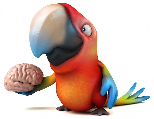 Fun parrot animation