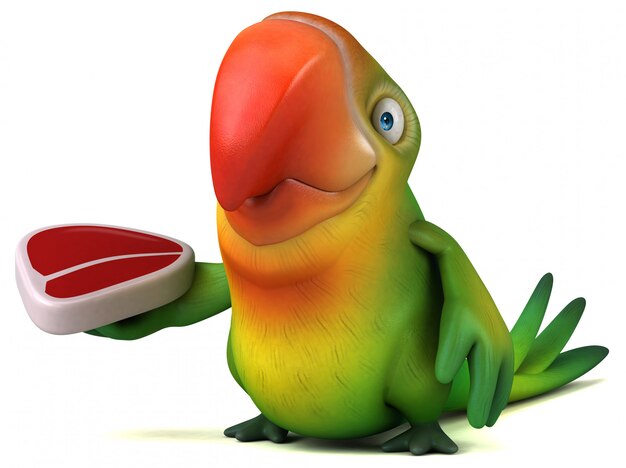 Photo fun parrot animation