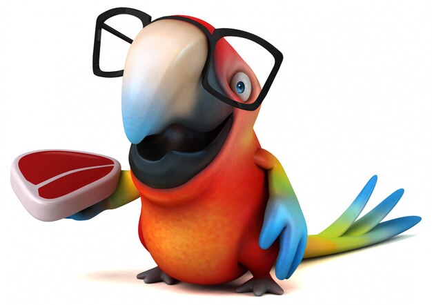 Photo fun parrot animation