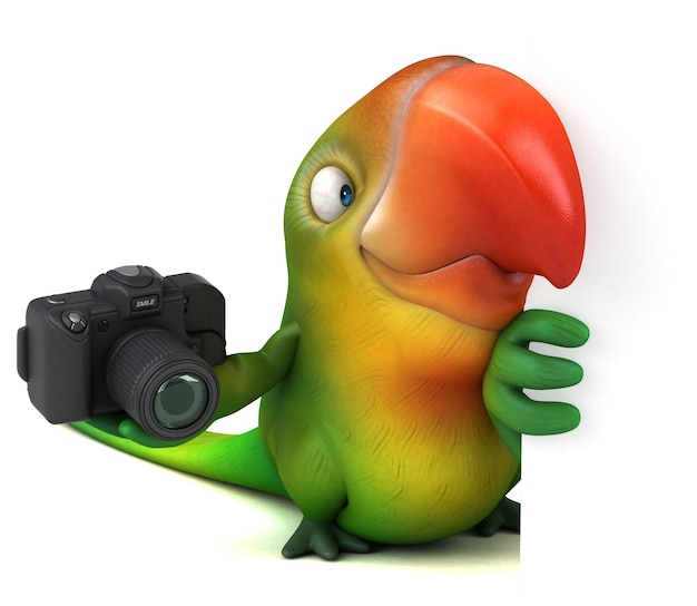 Photo fun parrot